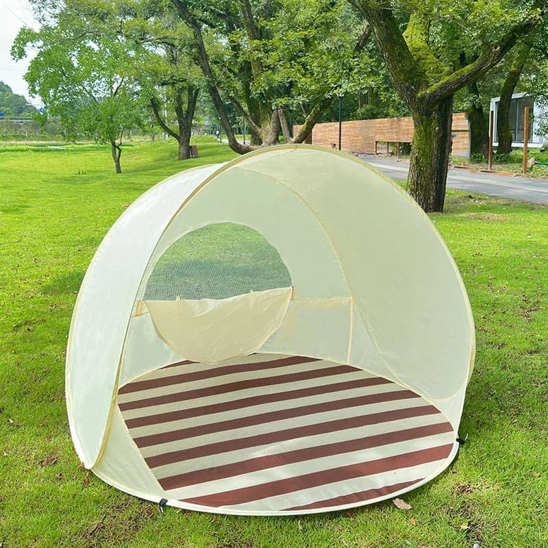 Beach Tent Outdoor Camping Sun Protection Simple Folding Tent Quick-Open Tent For Indoors Outdoors